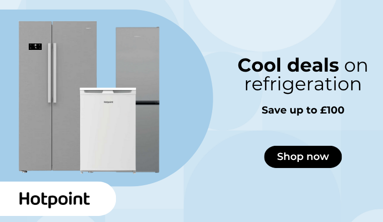 Save up to £100 on Hotpoint refrigeration